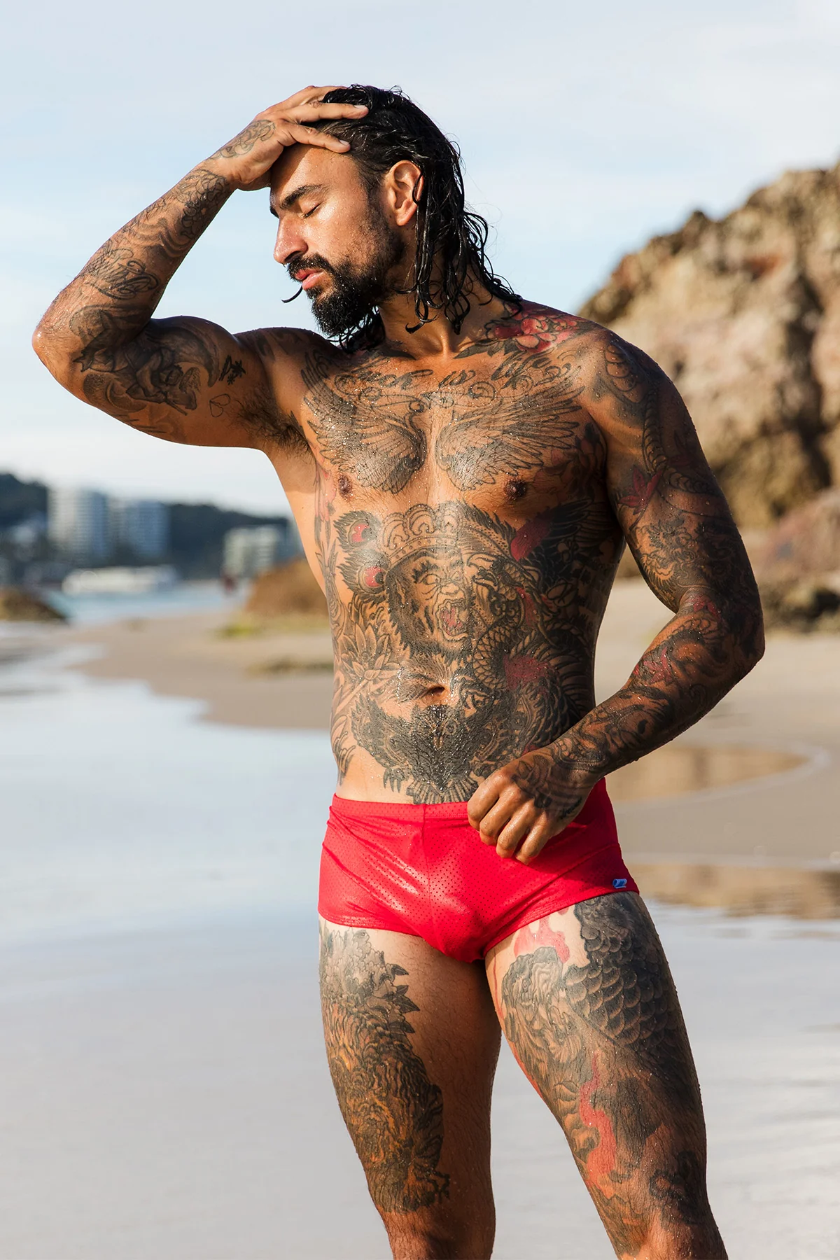 Bondi 007 Bondi Trunks Red Spot - Image 7