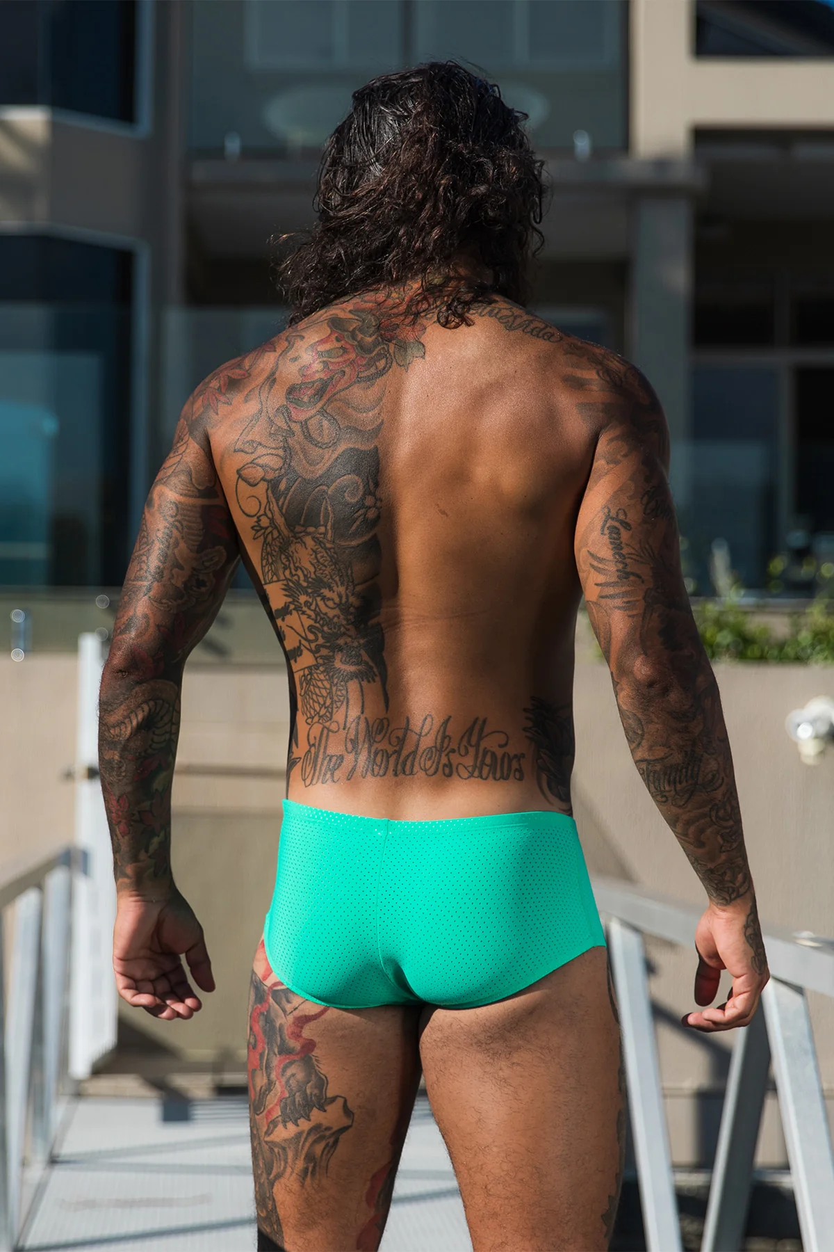 Bondi 007 Bondi Trunks Spots Green - Image 2