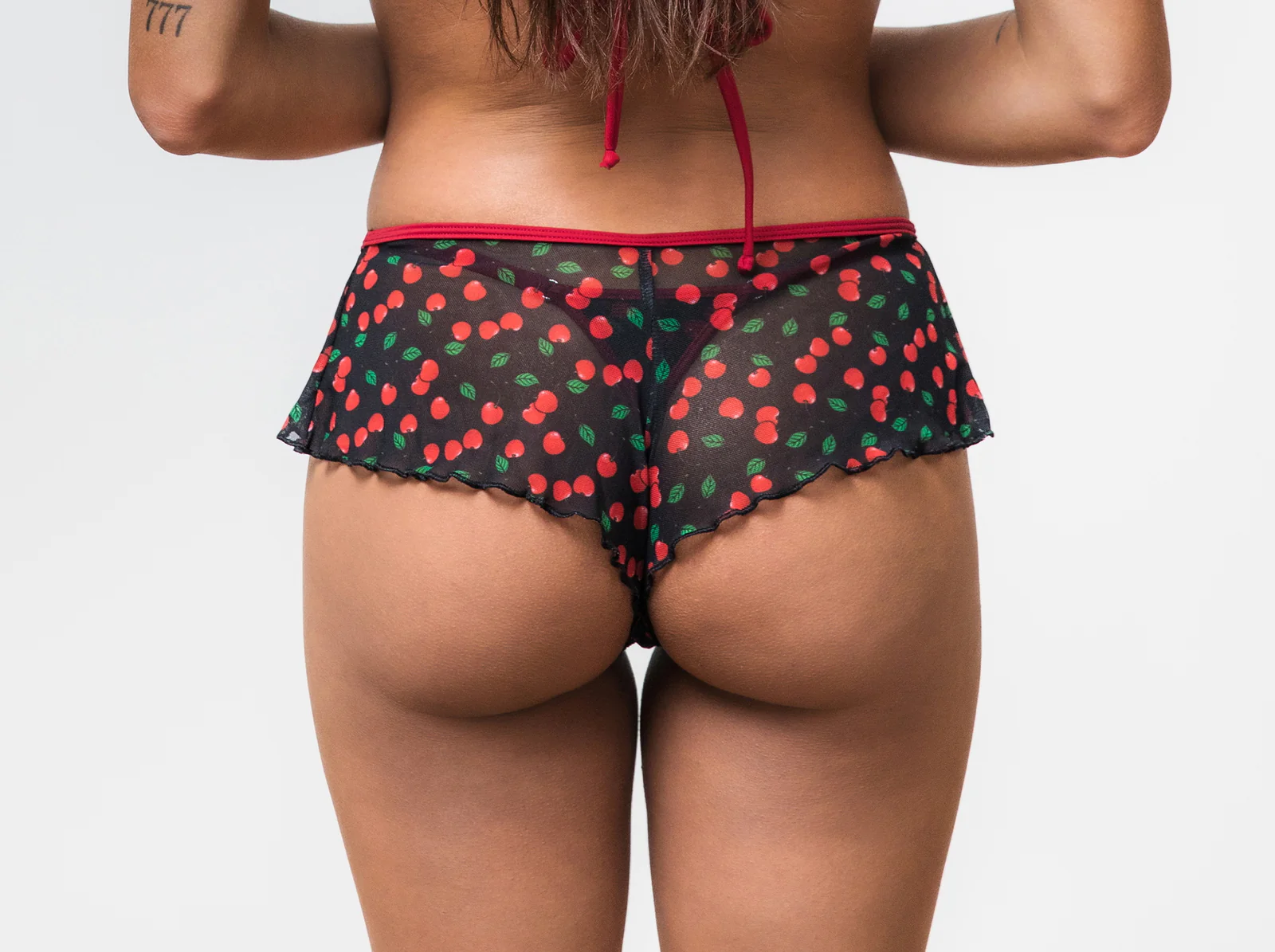 Cherry Cola 5593 Shorts Black/Red - Image 5