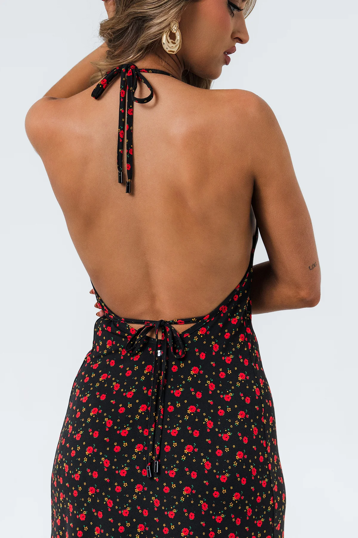 Elysium 5890 Dress Red Roses - Image 2