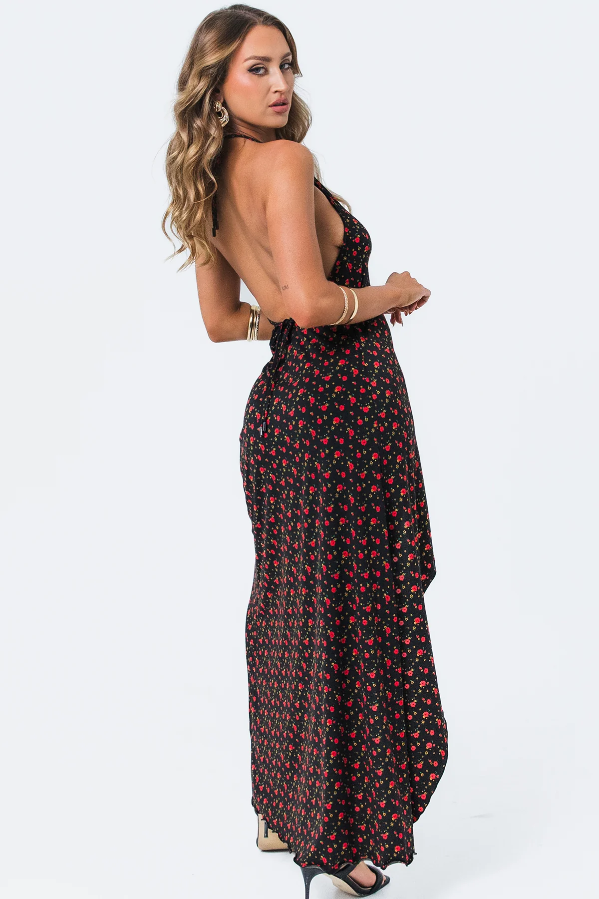 Elysium 5890 Dress Red Roses - Image 5