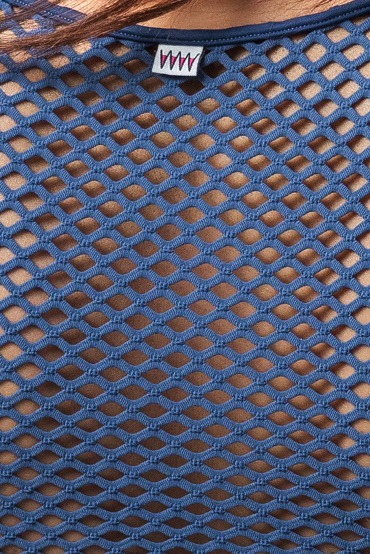 Mega Mesh 9022 Top Navy - Image 4