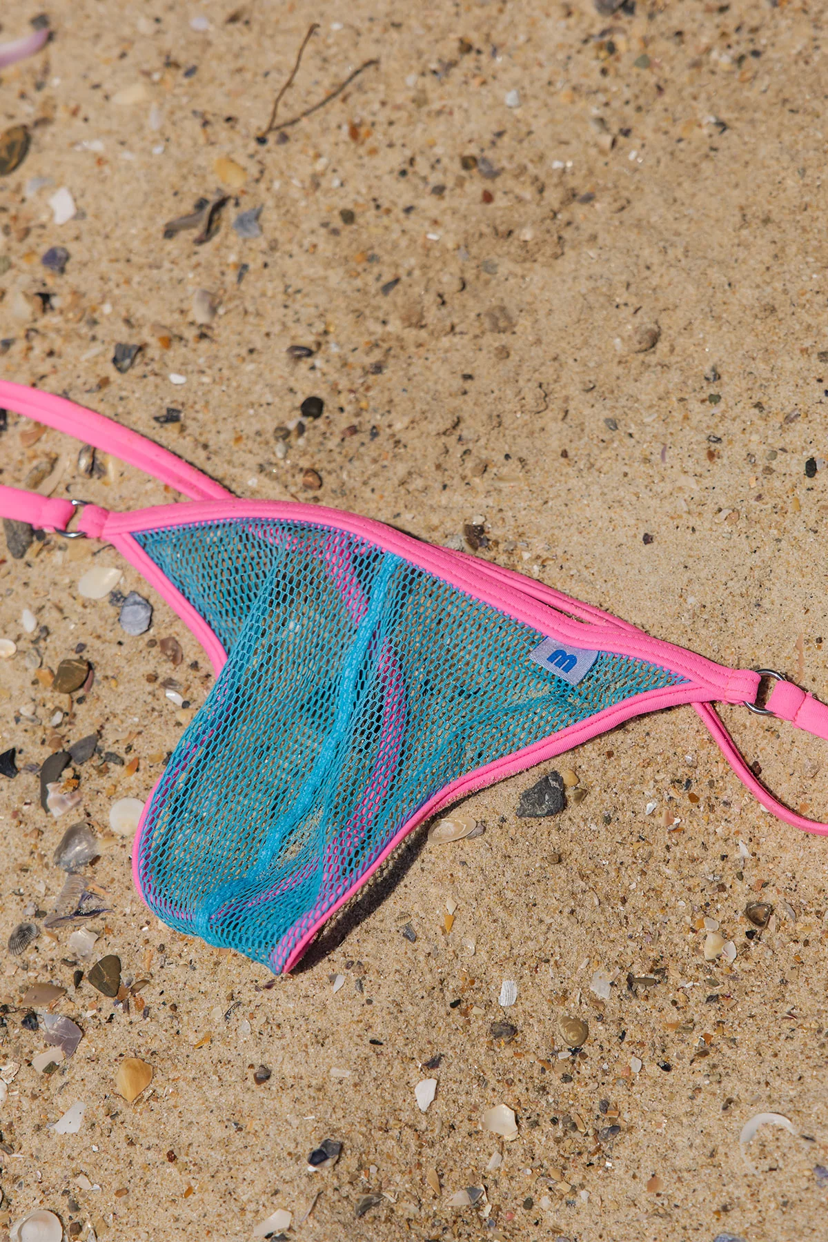 Micro Mesh 004 Cable Beach Thong Candy Sky - Image 8