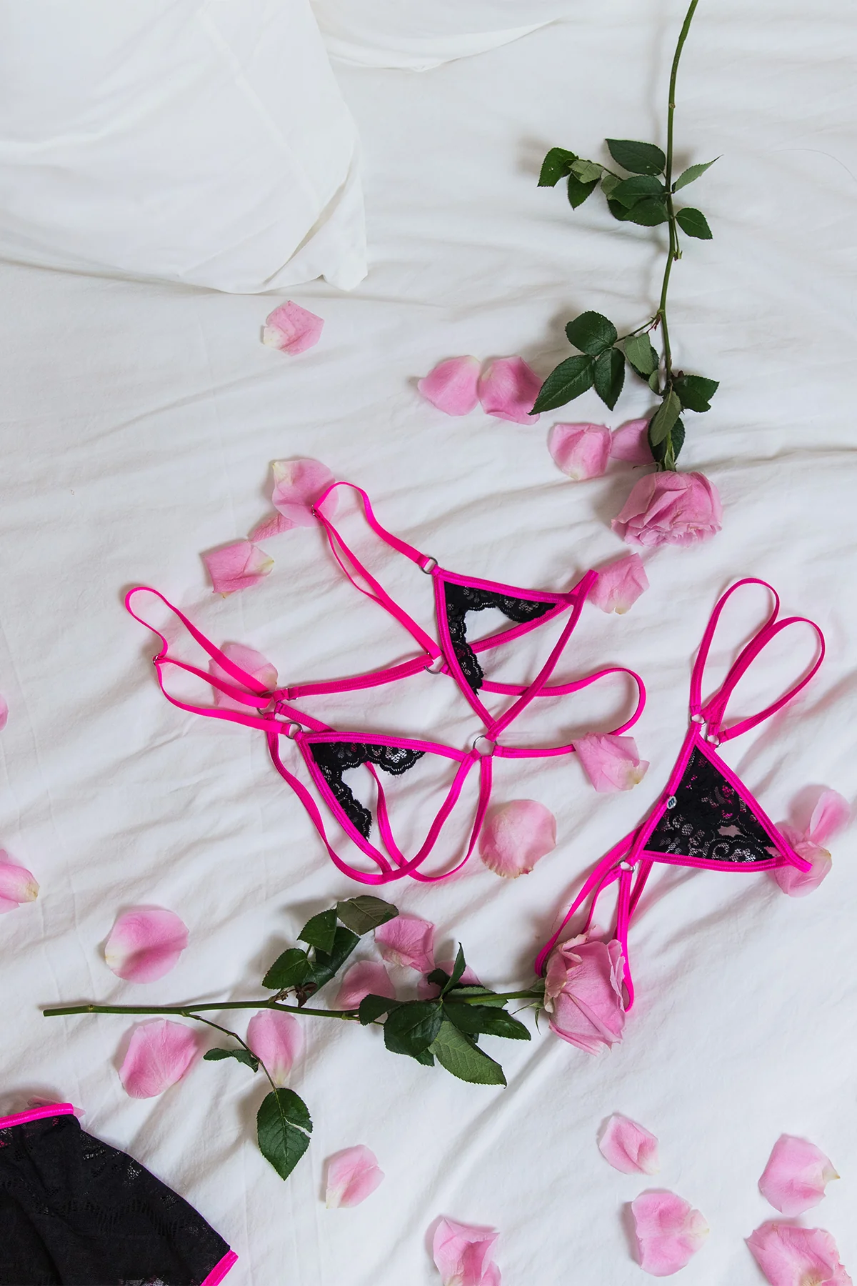 Petals And Poison 6054 G-String Electric Noir - Image 9